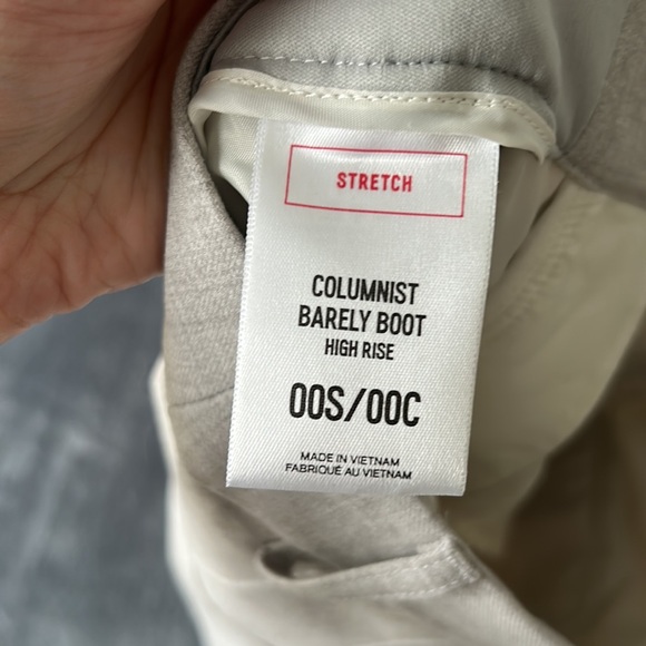 Express Gray Columnist Barely Boot High Rise Pants - Picture 3 of 6